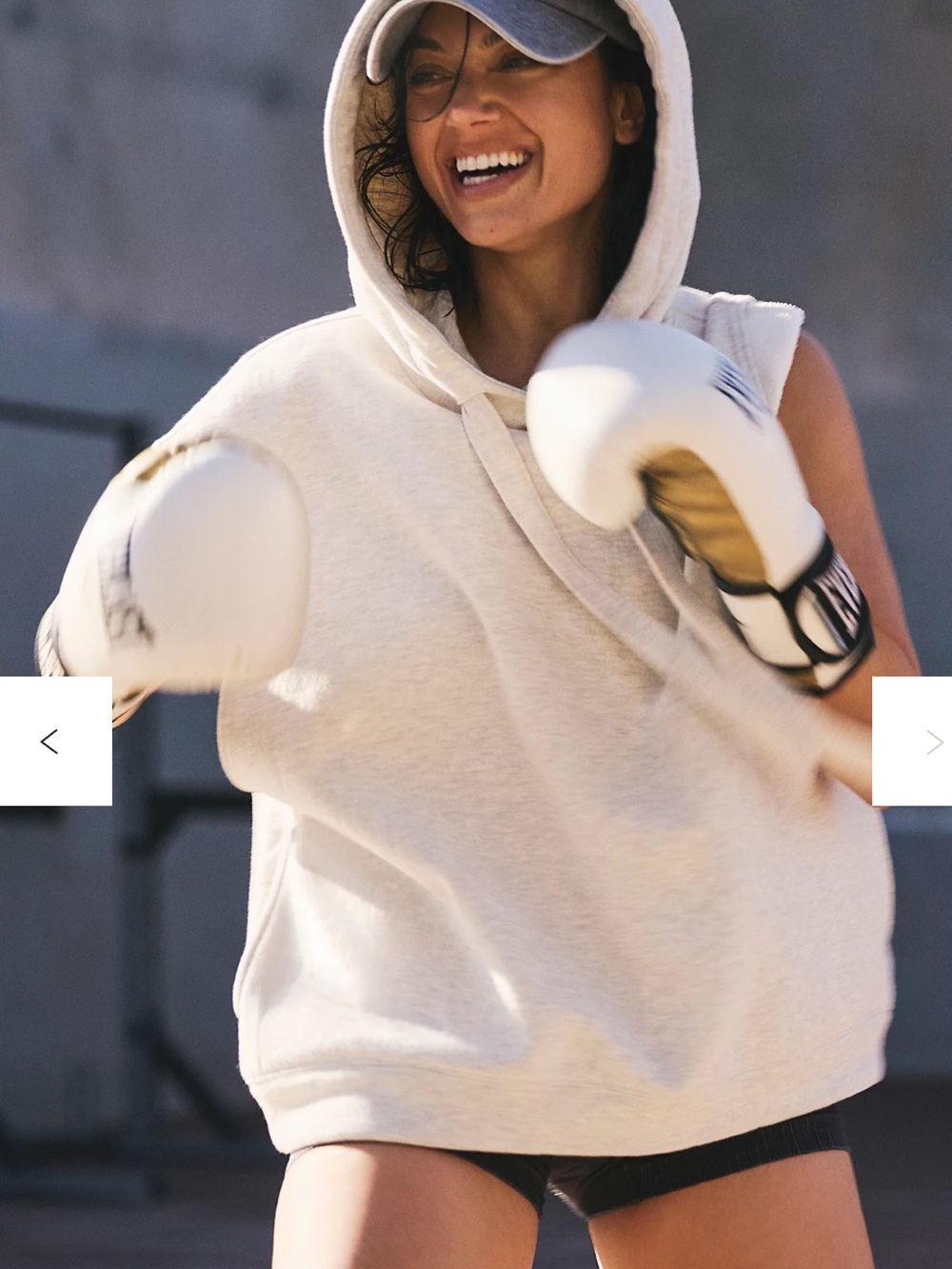 FP Movement by Free People For The Win Sleeveless Hooded Sweatshirt XS